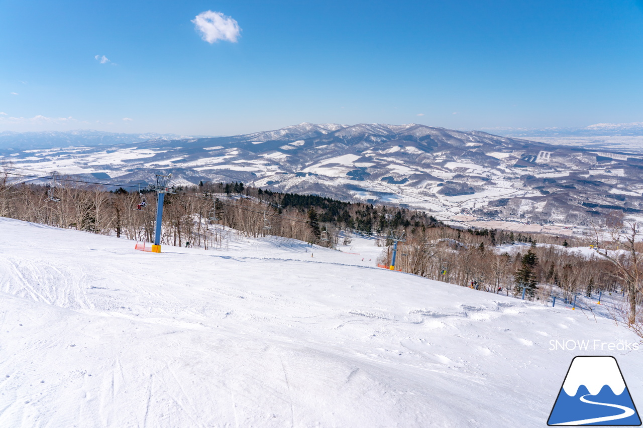 カムイスキーリンクス｜山頂から山麓までゲレンデには積雪たっぷり＆最新の自動券売機導入でチケット購入時の待ち時間も短縮。最高に気持ちの良い春スキーを楽しみましょう(^_-)-☆